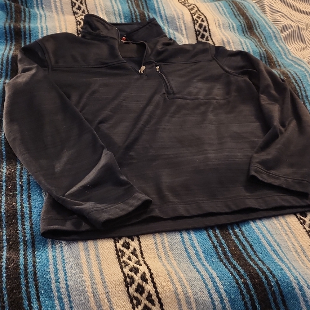 Van Heusen Navy Traveler Quarter-Zip